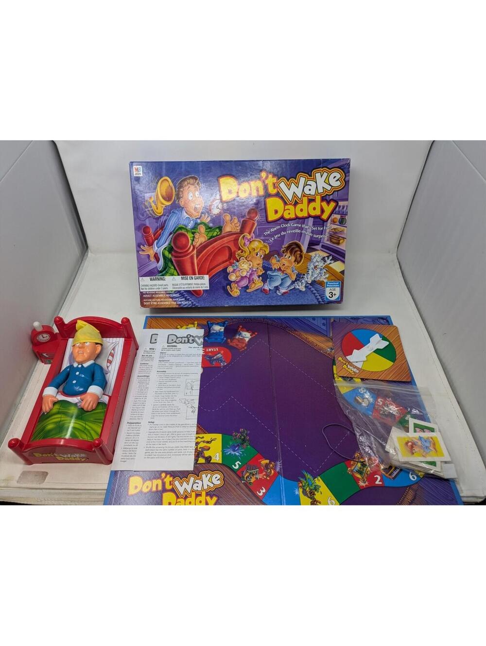2001 Don't Wake Daddy Game by Milton Bradley Complete in-Great Shape